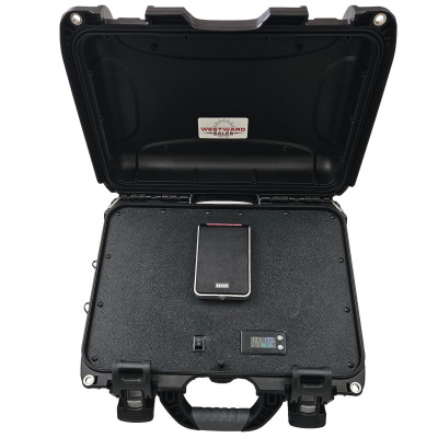 Portable Badge Reader with 5G Router with Battery Power